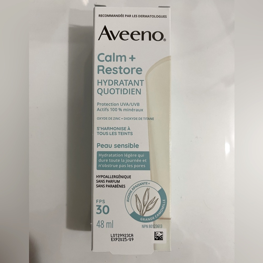 Aveeno Calm+Restore face cream